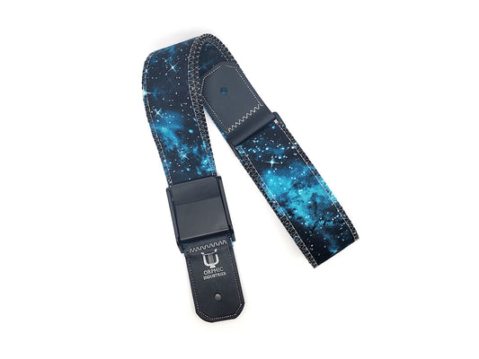Blue Galaxy Locking Guitar Strap